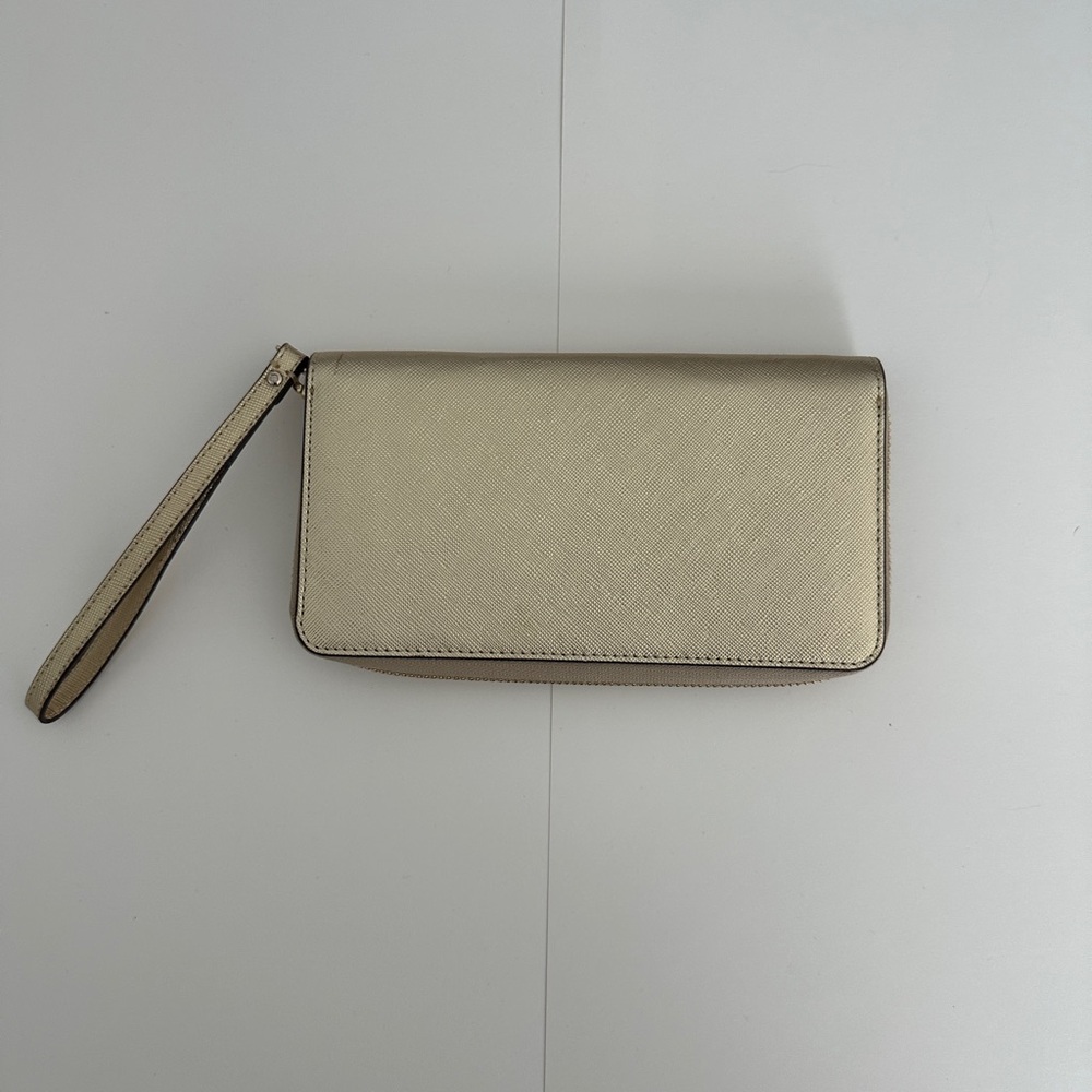 Kate Spade Gold Wristlet Wallet - Picture 2 of 11